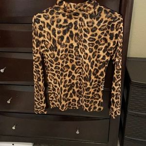 See through cheetah top for a night out!